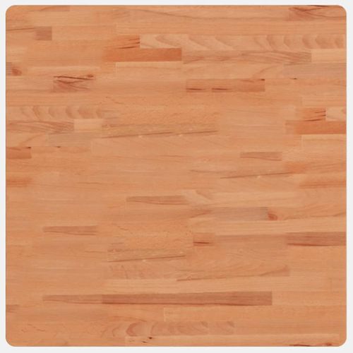 Dessus de table 70x70x2,5 cm carré bois massif de hêtre - Photo n°2; ?>