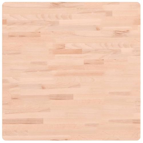 Dessus de table 70x70x4 cm carré bois massif de hêtre - Photo n°2; ?>