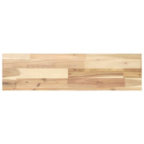 Dessus de table 80x20x4 cm rectangulaire bois massif d'acacia - Photo n°2; ?>