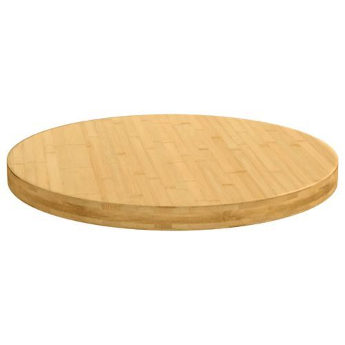 Dessus de table Ø80x4 cm bambou - Photo n°2; ?>