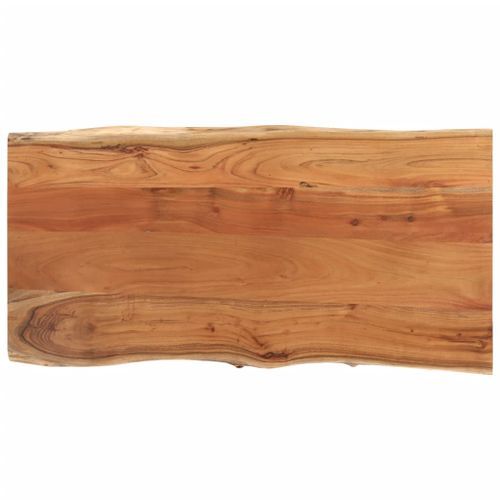 Dessus de table 80x40x2,5 cm rectangulaire bois massif acacia - Photo n°3; ?>