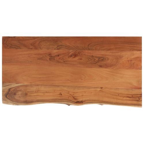 Dessus de table 80x40x2,5 cm rectangulaire bois massif acacia - Photo n°2; ?>