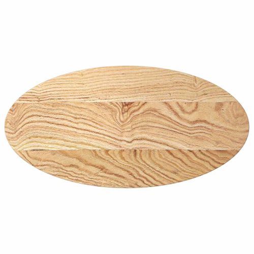 Dessus de table 80x40x2 cm bois de chêne massif ovale - Photo n°2; ?>