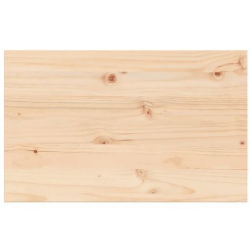 Dessus de table 80x50x1,7 cm rectangulaire bois de pin massif - Photo n°2; ?>