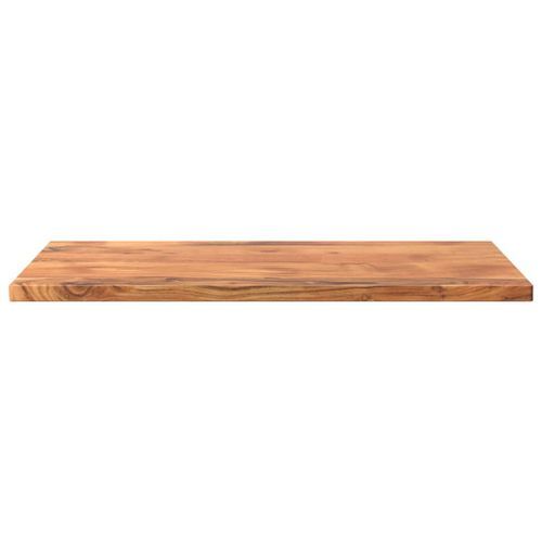 Dessus de table 80x70x2,5 cm rectangulaire bois massif d'acacia - Photo n°3; ?>