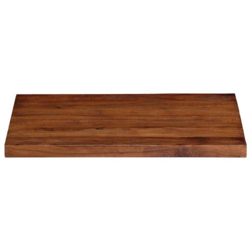 Dessus de table 80x70x2,5 cm rectangulaire bois massif récupéré - Photo n°3; ?>