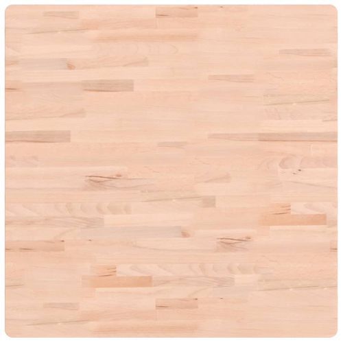 Dessus de table 80x80x1,5 cm carré bois massif de hêtre - Photo n°2; ?>