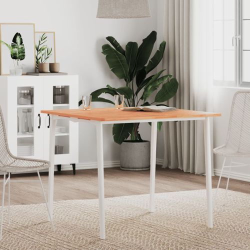 Dessus de table 80x80x1,5 cm carré bois massif de hêtre - Photo n°3; ?>