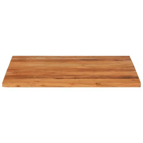 Dessus de table 80x80x2,5 cm carré bois massif d'acacia - Photo n°3; ?>