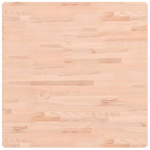 Dessus de table 80x80x4 cm carré bois massif de hêtre - Photo n°2; ?>