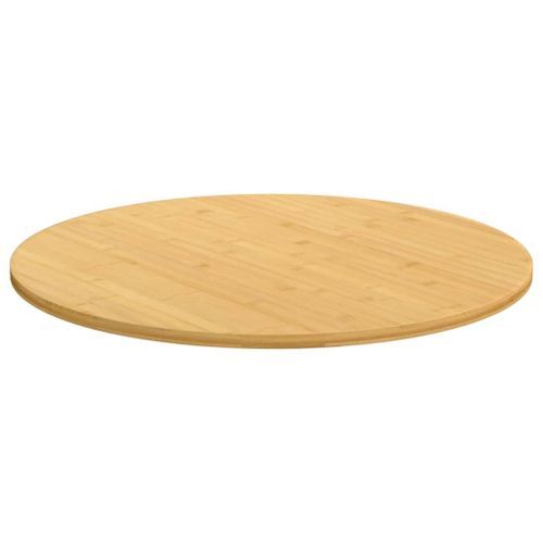 Dessus de table Ø90x1,5 cm bambou - Photo n°2; ?>