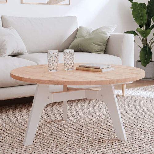 Dessus de table Ø90x2,5 cm rond bois massif de hêtre - Photo n°2; ?>