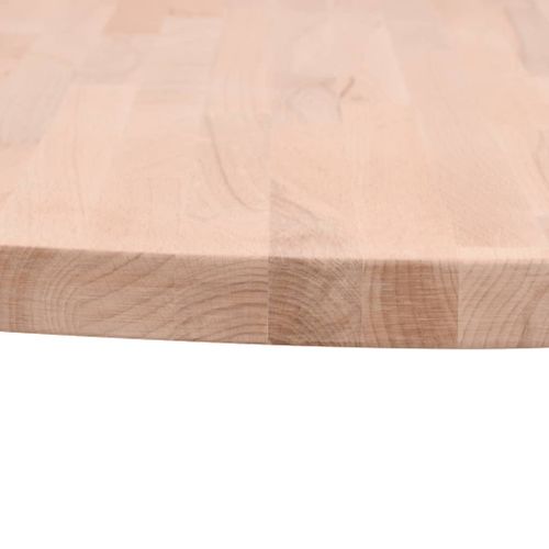 Dessus de table Ø90x2,5 cm rond bois massif de hêtre - Photo n°3; ?>