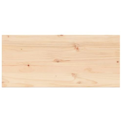 Dessus de table 90x40x2,5 cm rectangulaire bois de pin massif - Photo n°2; ?>