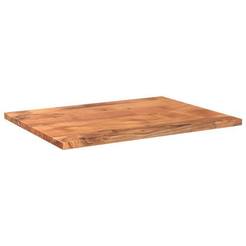 Dessus de table 90x50x2,5 cm rectangulaire bois massif d'acacia - Photo n°2; ?>