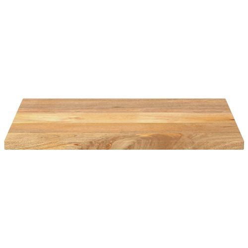 Dessus de table 90x60x2,5 cm rectangulaire bois massif manguier - Photo n°3; ?>