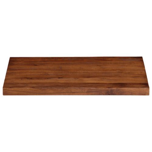 Dessus de table 90x70x2,5 cm rectangulaire bois massif récupéré - Photo n°3; ?>