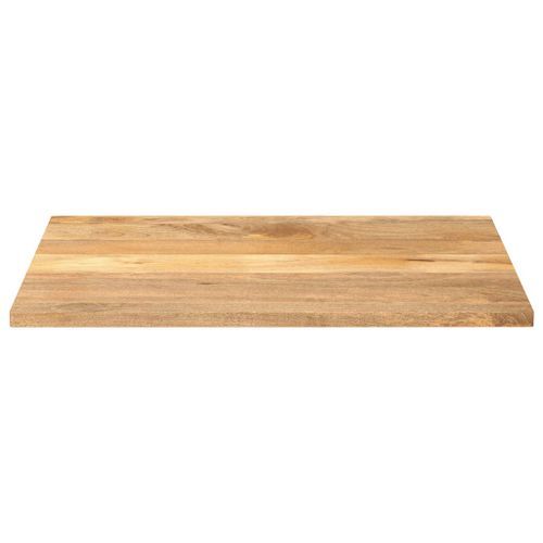 Dessus de table 90x80x3,8 cm rectangulaire bois massif manguier - Photo n°3; ?>