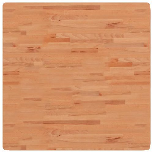 Dessus de table 90x90x1,5 cm carré bois massif de hêtre - Photo n°2; ?>