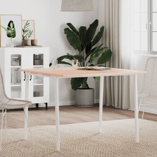 Dessus de table 90x90x1,5 cm carré bois massif de hêtre - Photo n°3; ?>