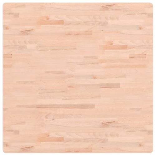 Dessus de table 90x90x2,5 cm carré bois massif de hêtre - Photo n°2; ?>