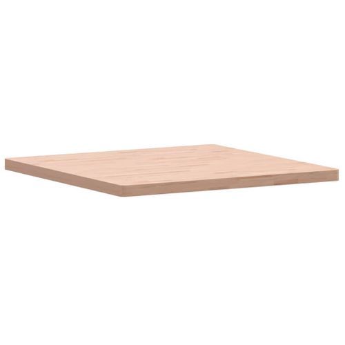 Dessus de table 90x90x4 cm carré bois massif de hêtre - Photo n°3; ?>