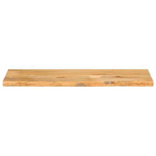 Dessus de table à bord vivant 100x20x2,5cm bois massif manguier - Photo n°3; ?>