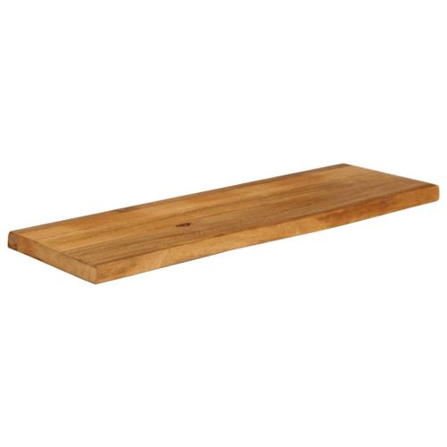 Dessus de table à bord vivant 100x20x2,5cm bois massif manguier - Photo n°2; ?>