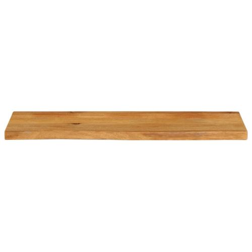 Dessus de table à bord vivant 100x20x3,8cm bois massif manguier - Photo n°3; ?>