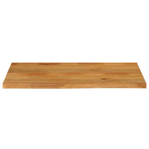 Dessus de table à bord vivant 100x60x2,5cm bois massif manguier - Photo n°3; ?>