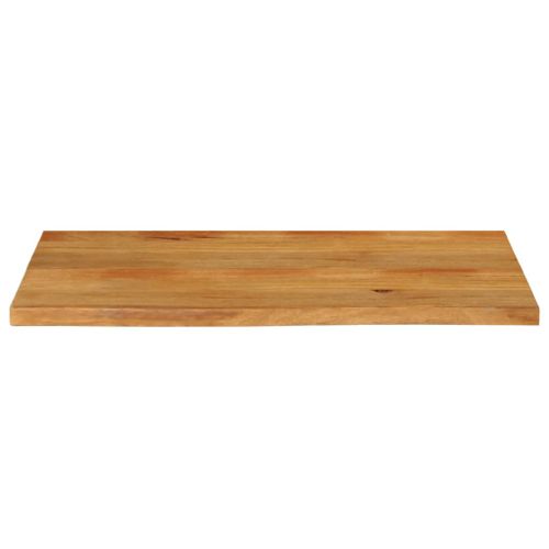 Dessus de table à bord vivant 100x60x3,8cm bois massif manguier - Photo n°3; ?>