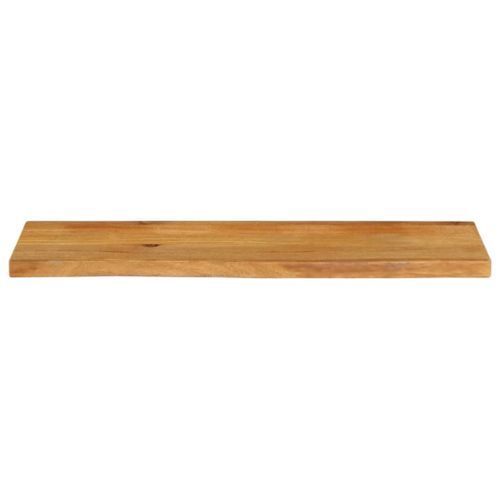 Dessus de table à bord vivant 110x30x2,5cm bois massif manguier - Photo n°3; ?>