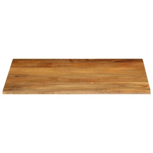 Dessus de table à bord vivant 110x80x3,8cm bois massif manguier - Photo n°3; ?>