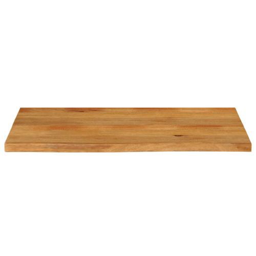 Dessus de table à bord vivant 120x60x3,8cm bois massif manguier - Photo n°3; ?>