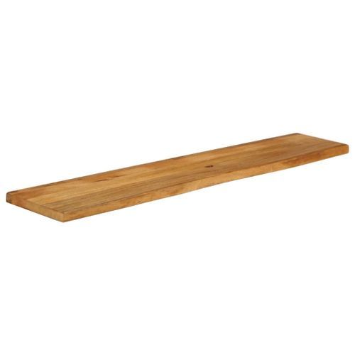 Dessus de table à bord vivant 140x20x3,8cm bois massif manguier - Photo n°2; ?>