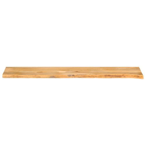 Dessus de table à bord vivant 140x40x2,5cm bois massif manguier - Photo n°3; ?>