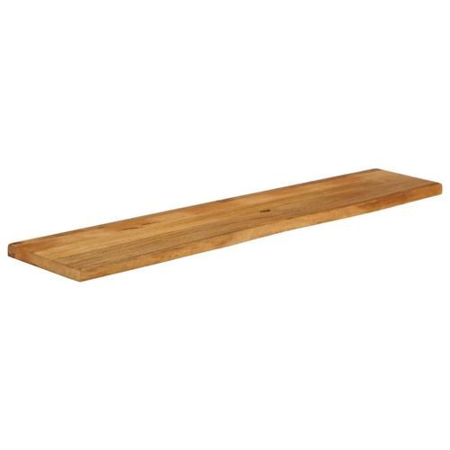 Dessus de table à bord vivant 140x40x2,5cm bois massif manguier - Photo n°2; ?>