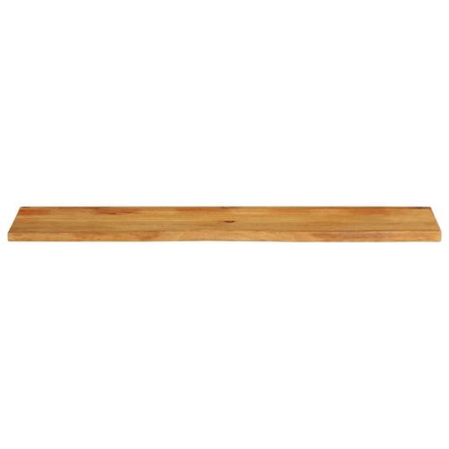 Dessus de table à bord vivant 140x40x2,5cm bois massif manguier - Photo n°3; ?>