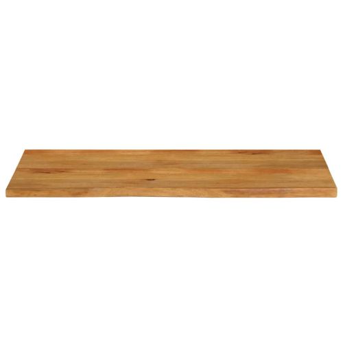 Dessus de table à bord vivant 140x60x2,5cm bois massif manguier - Photo n°3; ?>