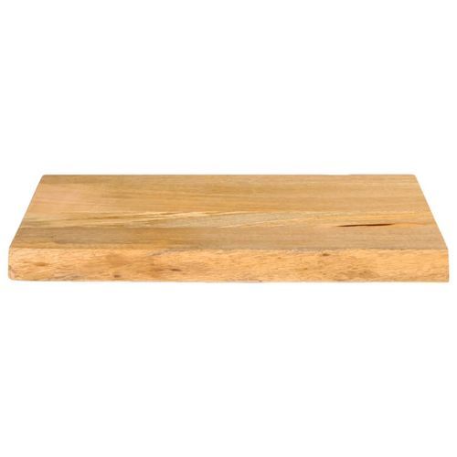 Dessus de table à bord vivant 40x20x2,5 cm bois massif manguier - Photo n°3; ?>