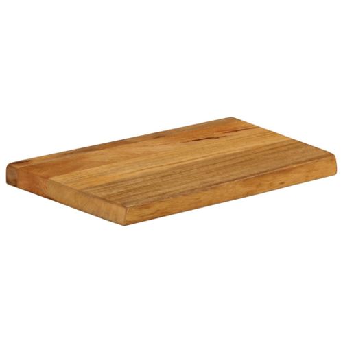 Dessus de table à bord vivant 40x20x3,8 cm bois massif manguier - Photo n°2; ?>