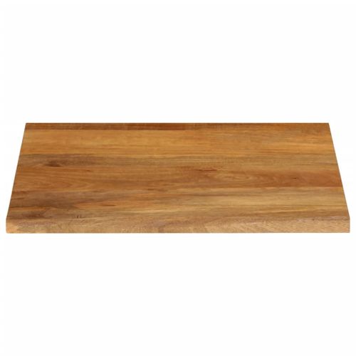 Dessus de table à bord vivant 40x40x3,8 cm bois massif manguier - Photo n°3; ?>