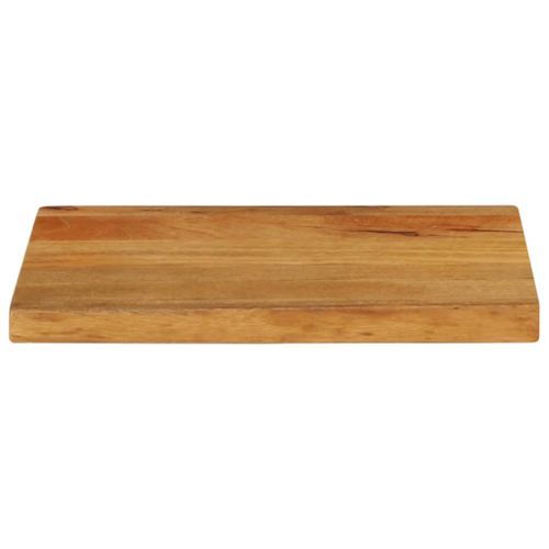 Dessus de table à bord vivant 50x30x3,8 cm bois massif manguier - Photo n°3; ?>