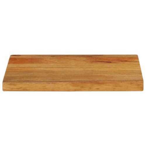 Dessus de table à bord vivant 50x40x3,8 cm bois massif manguier - Photo n°3; ?>