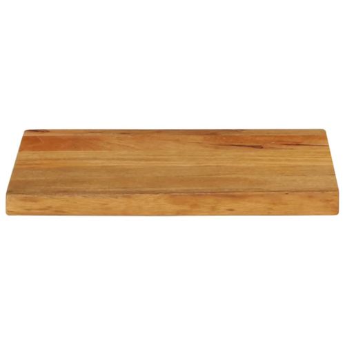 Dessus de table à bord vivant 60x30x2,5 cm bois massif manguier - Photo n°3; ?>