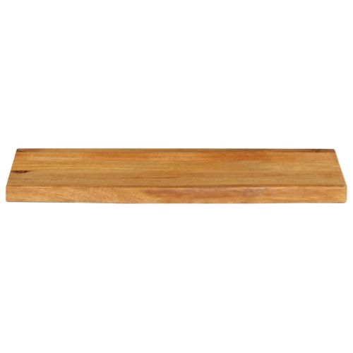 Dessus de table à bord vivant 70x20x2,5 cm bois massif manguier - Photo n°3; ?>