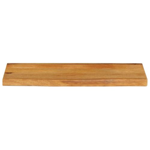 Dessus de table à bord vivant 70x20x3,8 cm bois massif manguier - Photo n°3; ?>