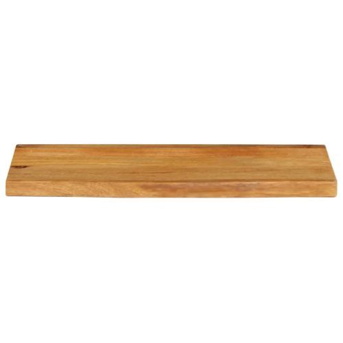 Dessus de table à bord vivant 70x30x3,8 cm bois massif manguier - Photo n°3; ?>