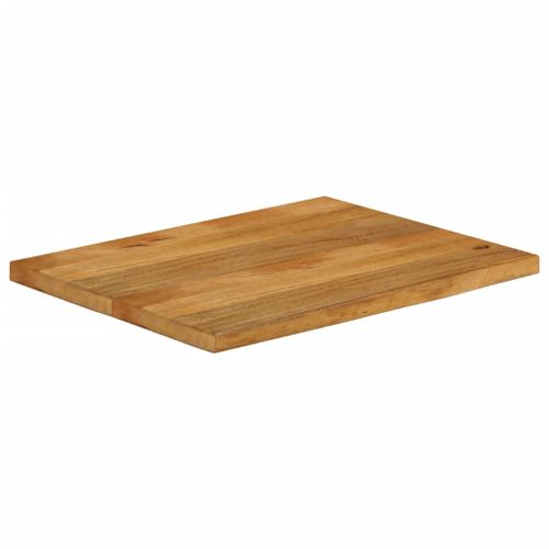 Dessus de table à bord vivant 70x60x2,5 cm bois massif manguier - Photo n°2; ?>