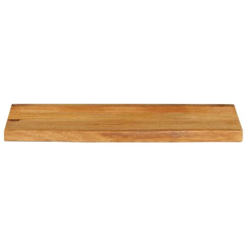 Dessus de table à bord vivant 90x20x3,8 cm bois massif manguier - Photo n°3; ?>